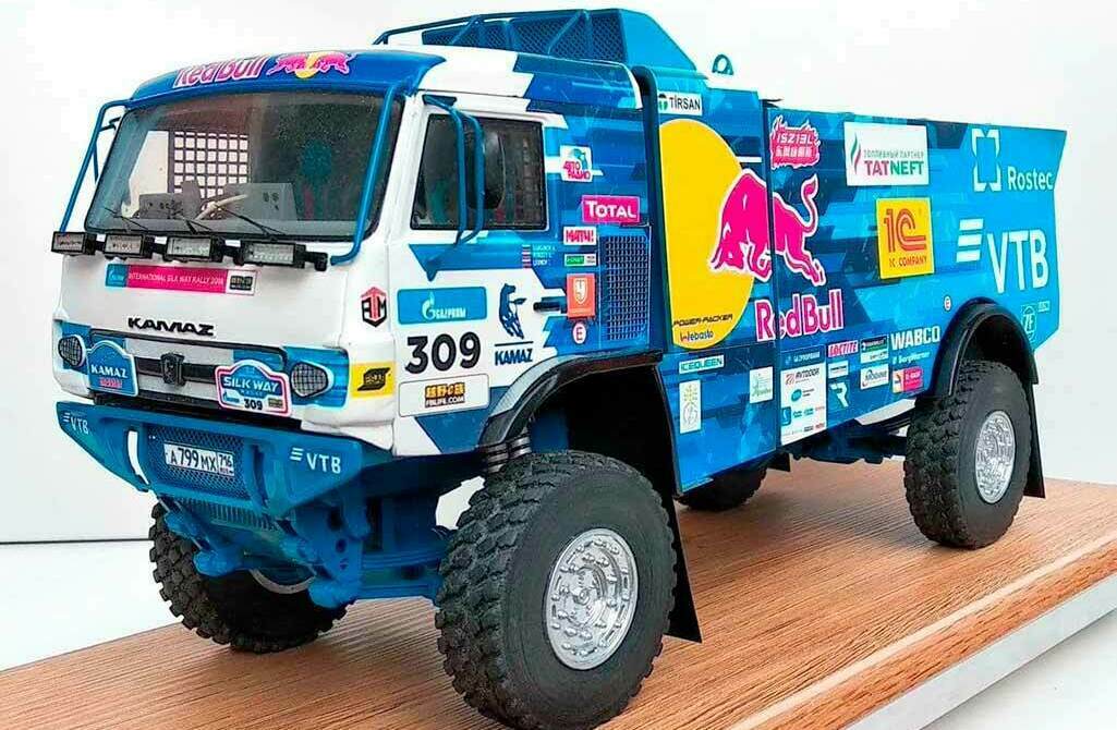 Масштабная модель камаза Масштабная модель камаза гоночного автомобиля